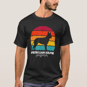 Camiseta Susurrador de Kelpie Australiano Retro Vintage