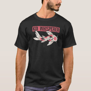 Camiseta Susurrador de Koi Carpa Japonesa Koi Nishikigoi Pe