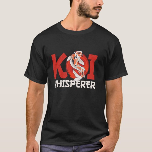 Camiseta Susurrador de Koi Pez Japonés (Anverso)