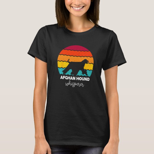Camiseta Susurrador de Lebrel Afgano (Anverso)