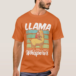 Camiseta Susurrador de Llamas Dichos de Llamas Animal Lindo