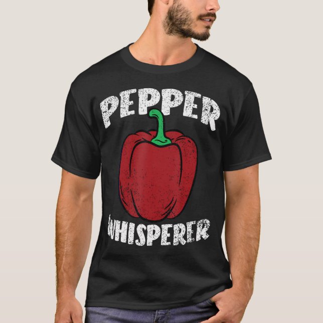 Camiseta Susurrador de Pimienta Jardinería Cultivo de Verdu (Anverso)