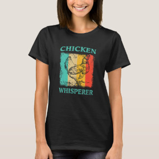 Camiseta Susurrador de Pollo Cosecha de Granja del Corral C