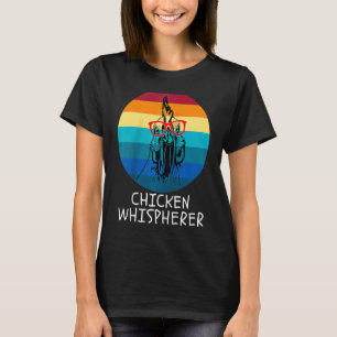 Camiseta Susurrador de Pollos con Estilo Retro de Patio Tra