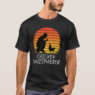 Camiseta Susurrador de pollos con gallina de patio trasero