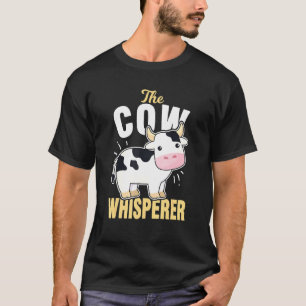 Camiseta Susurrador de Vacas Granjero Carnicero y Lechero