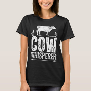 Camiseta Susurrador de Vacas Granjero de Aves de Corral Gra