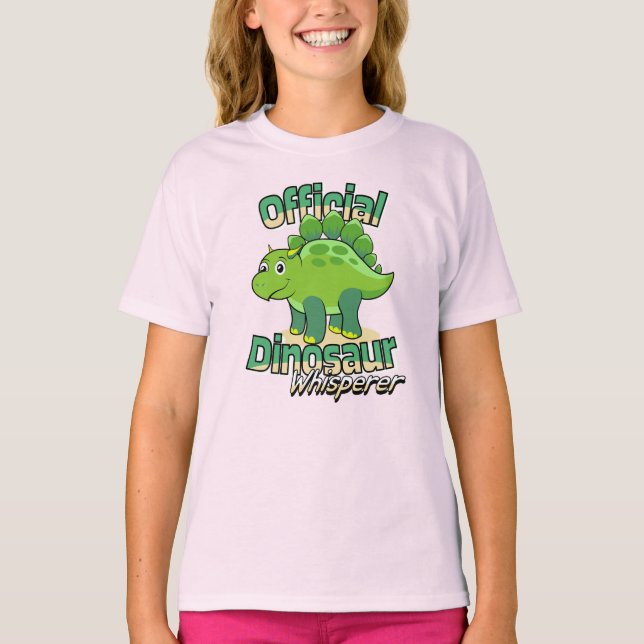 Camiseta Susurrador Oficial de Dinosaurios (Anverso)