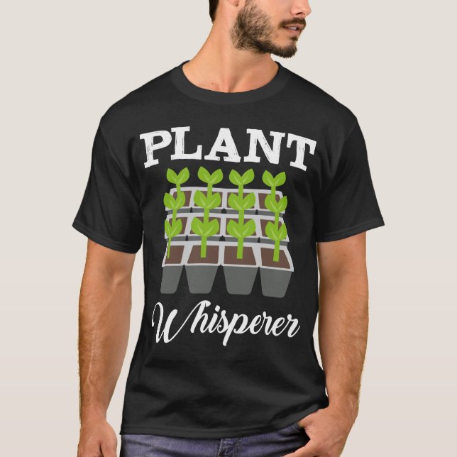 Camiseta Susurrador vegetal Estilo de vida del jardín (Anverso)
