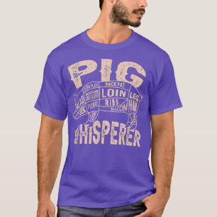 Camiseta Susurro de cerdo, carnicero de carnicería