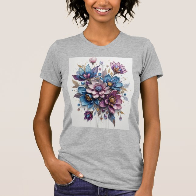 Camiseta Susurro de flores de primavera (Anverso)