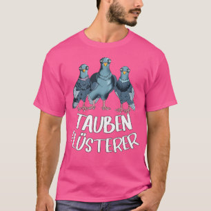 Camiseta Susurro de pichón de pichón, portador de pichón