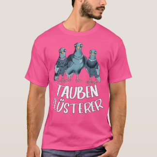 Camiseta Susurro de pichón de pichón, portador de pichón
