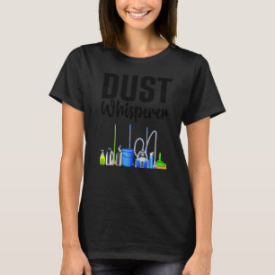 Camiseta Susurro De Polvo Para Mujeres Servicio De Limpieza