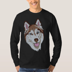Camiseta Susurro del dueño del perro de nieve de cabeza ani