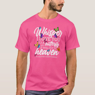 Camiseta Susurro que te amo mariposa y religión