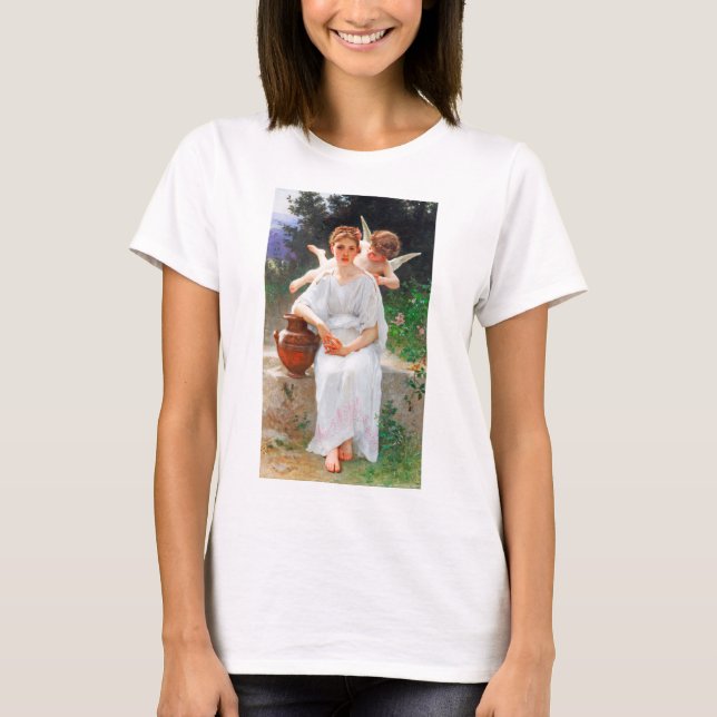 Camiseta Susurros de amor, Bouguereau (Anverso)