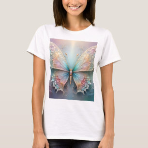 Camiseta Susurros de Color: Sueño de Mariposa Fractal Paste
