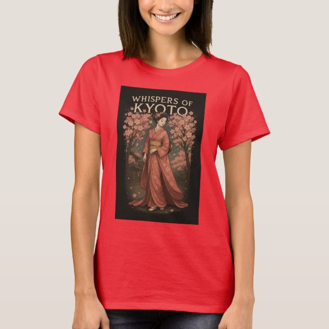 Camiseta Susurros de Kyoto - Elegancia en cada paso (Anverso)