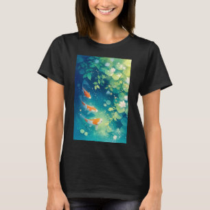 Camiseta Susurros de la Estanque de Koi
