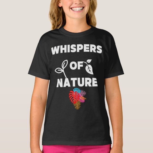 Camiseta Susurros de la naturaleza (Anverso)