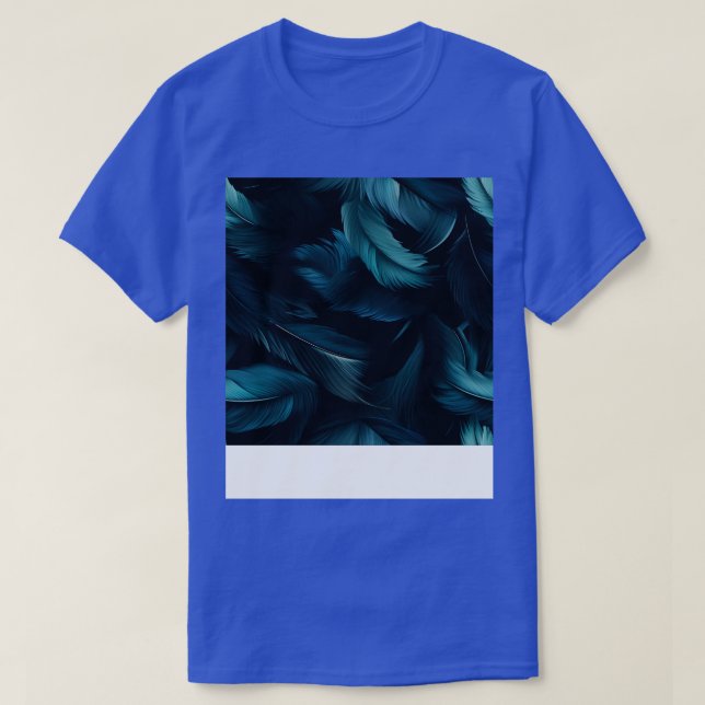 Camiseta Susurros de plumas azules 18 (Diseño del anverso)