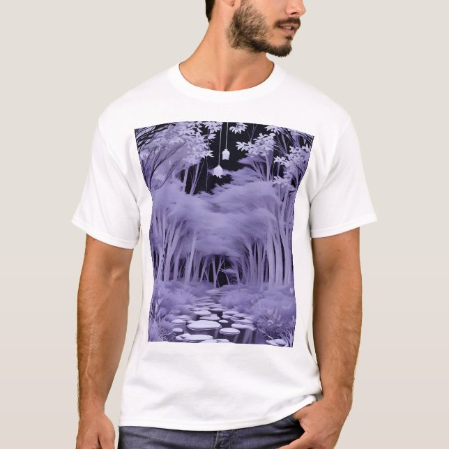 Camiseta Susurros del bosque iluminado por la luna (Anverso)