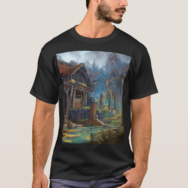 Camiseta Susurros del castillo olvidado (Anverso)
