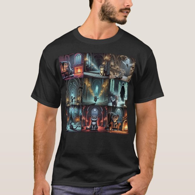 Camiseta Susurros del Castillo Oscuro (Anverso)