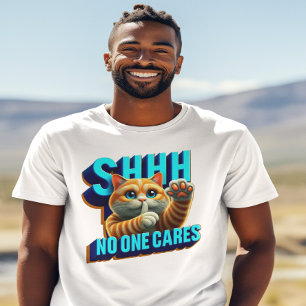 Camiseta Susurros silenciosos de un desinterés a Shhh a nad