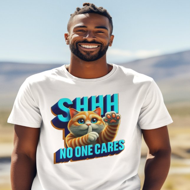 Camiseta Susurros silenciosos de un desinterés a Shhh a nad (Subido por el creador)