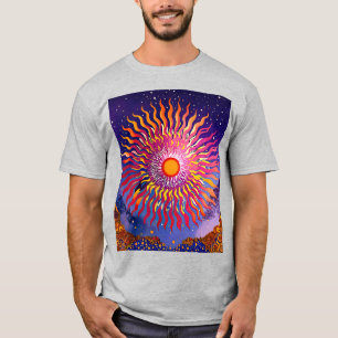 Camiseta "Susurros solares en el cielo" El sol