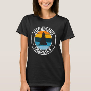 Camiseta Sutherland Nebraska NE Estados Unidos City Orgullo