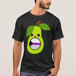 Camiseta Sutil aguacate demisexual demis