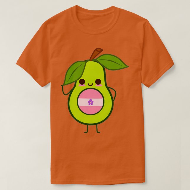 Camiseta Sutil aguacate sapphic aguacate wlw aguacate (Diseño del anverso)