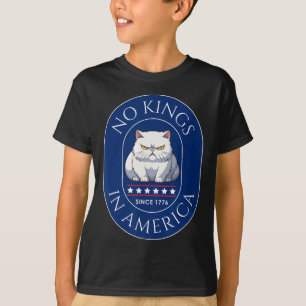 Camiseta Sutil Anti Trump No Hay Reyes En América 