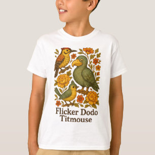 Camiseta Sutil pájaro anti Trump pájaro parpadeo Dodo Titmo