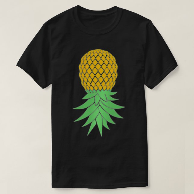 Camiseta Sutil para los swingers cabeza abajo tanque de piñ (Diseño del anverso)