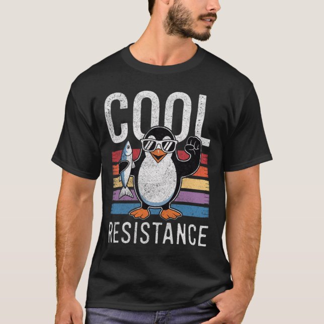 Camiseta Sutiles tarifas pingüinas de resistencia de Guay p (Anverso)