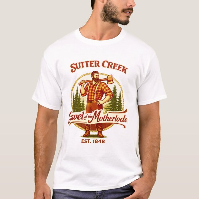 Camiseta Sutter Creek – Jewel of the Motherlode (Anverso)