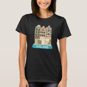 Camiseta Suveniente de Holanda para hombres 4