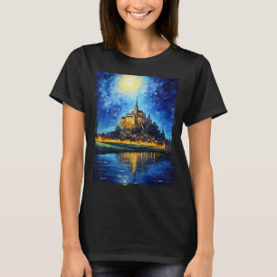 Camiseta Suveniente de la ciudad de Le Mont Saint Michel