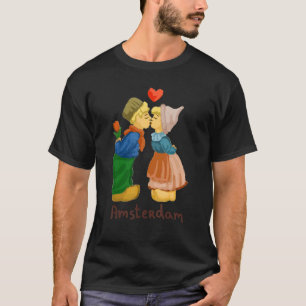 Camiseta Suveniente de los Países Bajos de Amsterdam para h