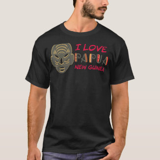 Camiseta Suveniente de Papua Nueva Guinea para hombres muje