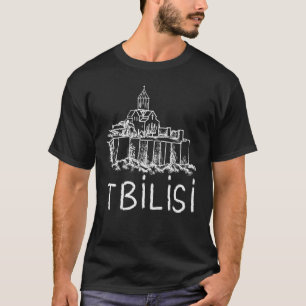 Camiseta Suveniente de Tbilisi City Georgia para hombres mu