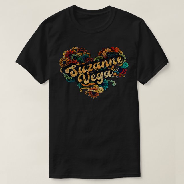 Camiseta Suzanne Vega (Diseño del anverso)