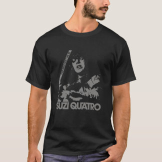 Camiseta Suzi Quatro Pics Style 2 blackgrey
