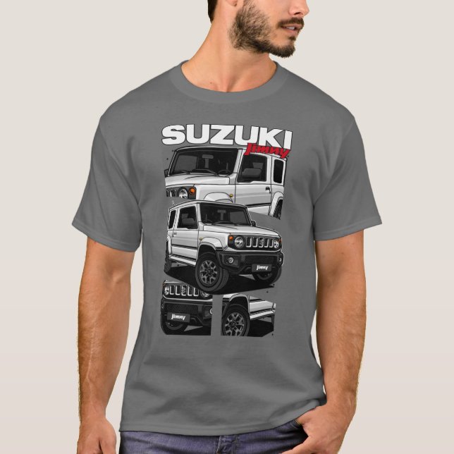 Camiseta Suzuki Jimny Blanco (Anverso)