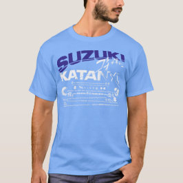 Camiseta suzuki katana logo Dblue
