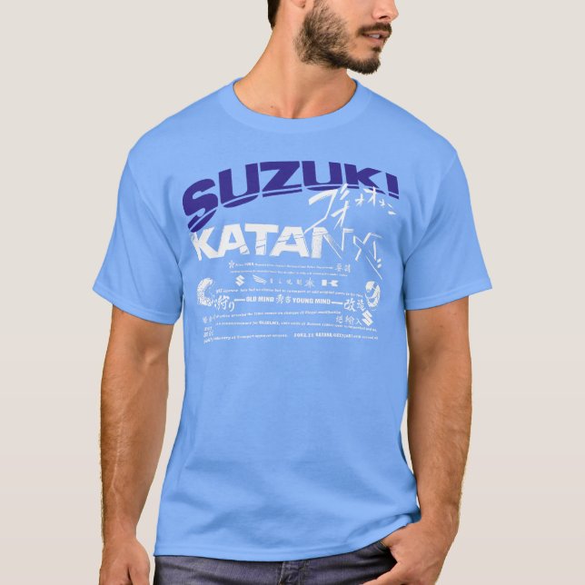 Camiseta suzuki katana logo Dblue (Anverso)